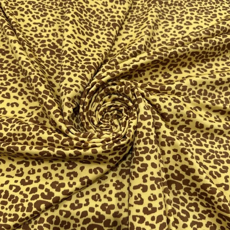 Tecido Malha Fluity Estampada Animal Print • Luema Tecidos